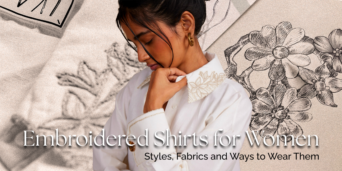 Embroidery Shirts for Women 
