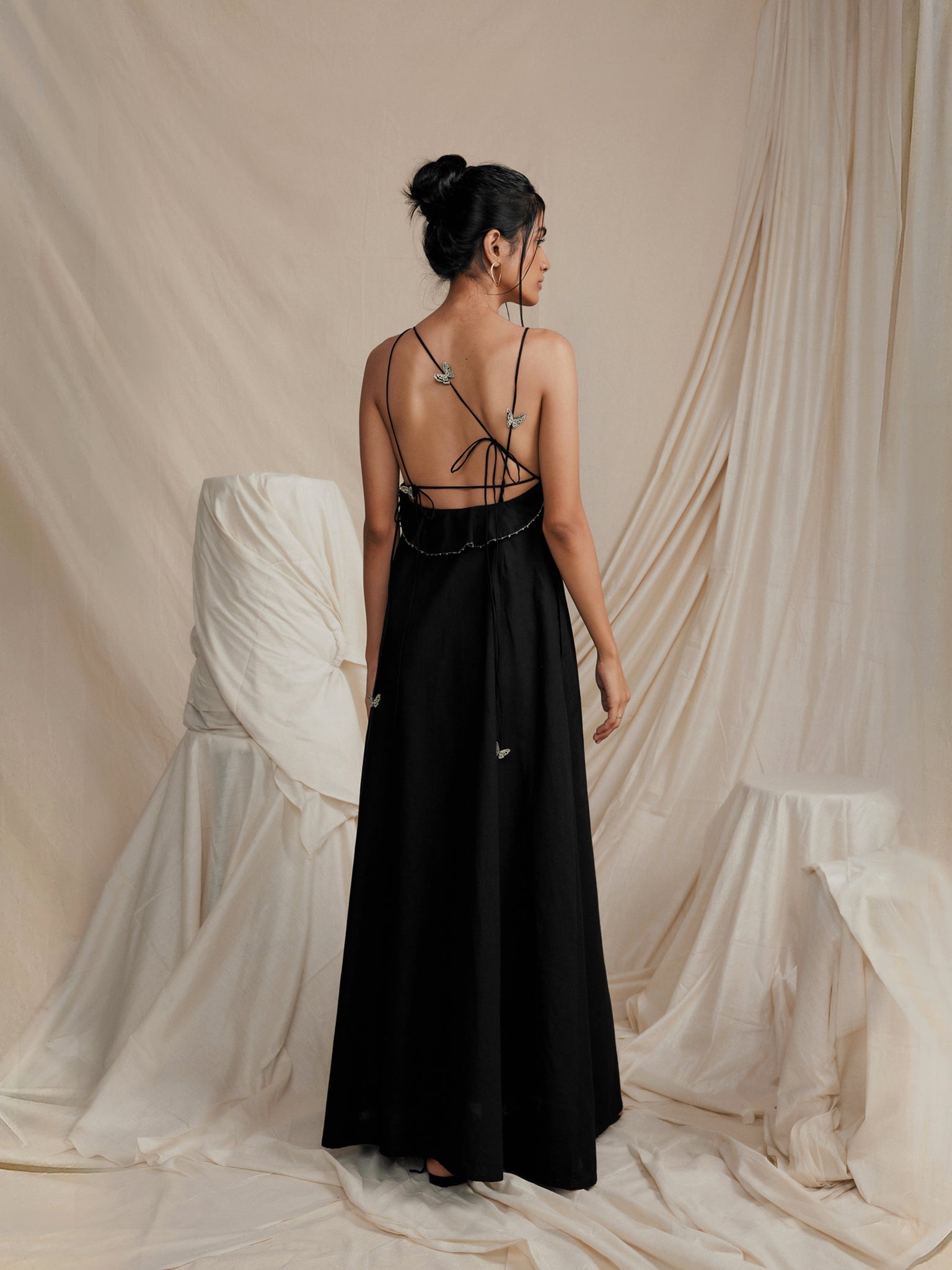 Luxury embroidered designer dress